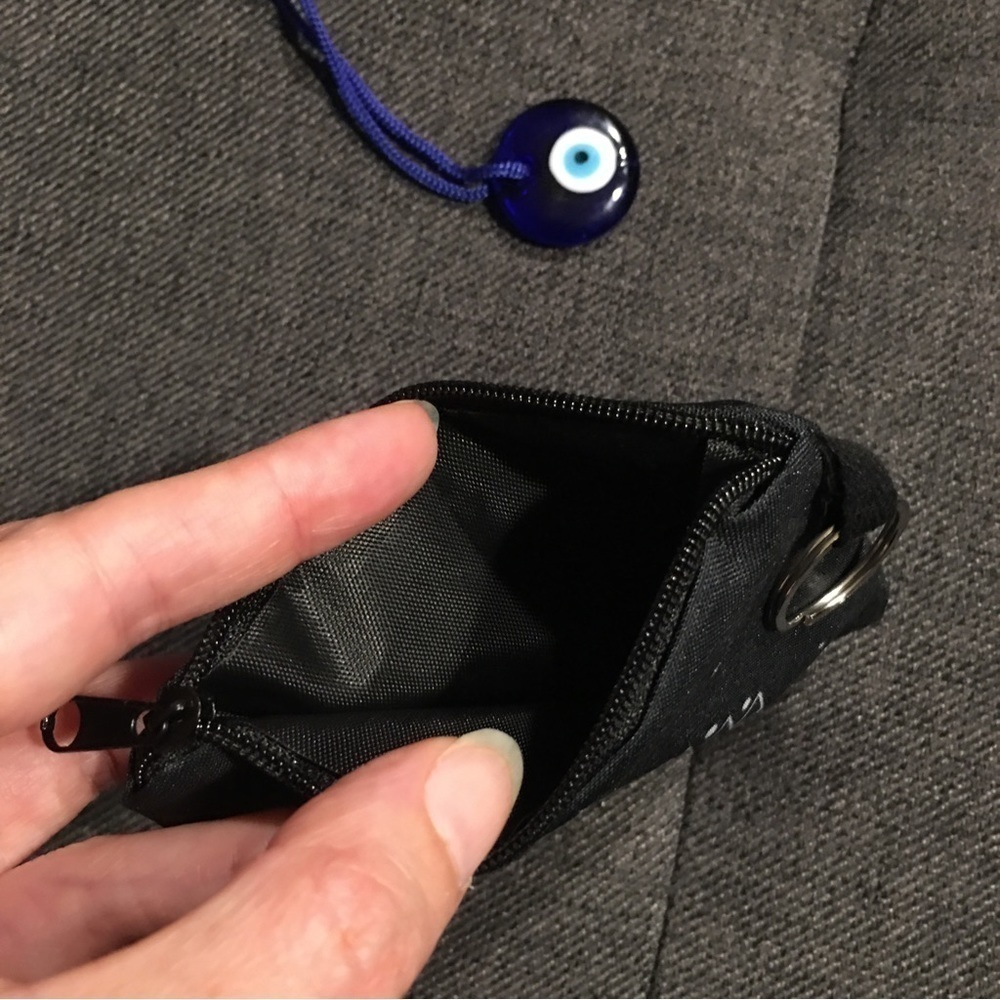 Evil Eye Bundle - Charm + Coin Purse (BLACK, BLUE EYE) - Picture 5 of 15